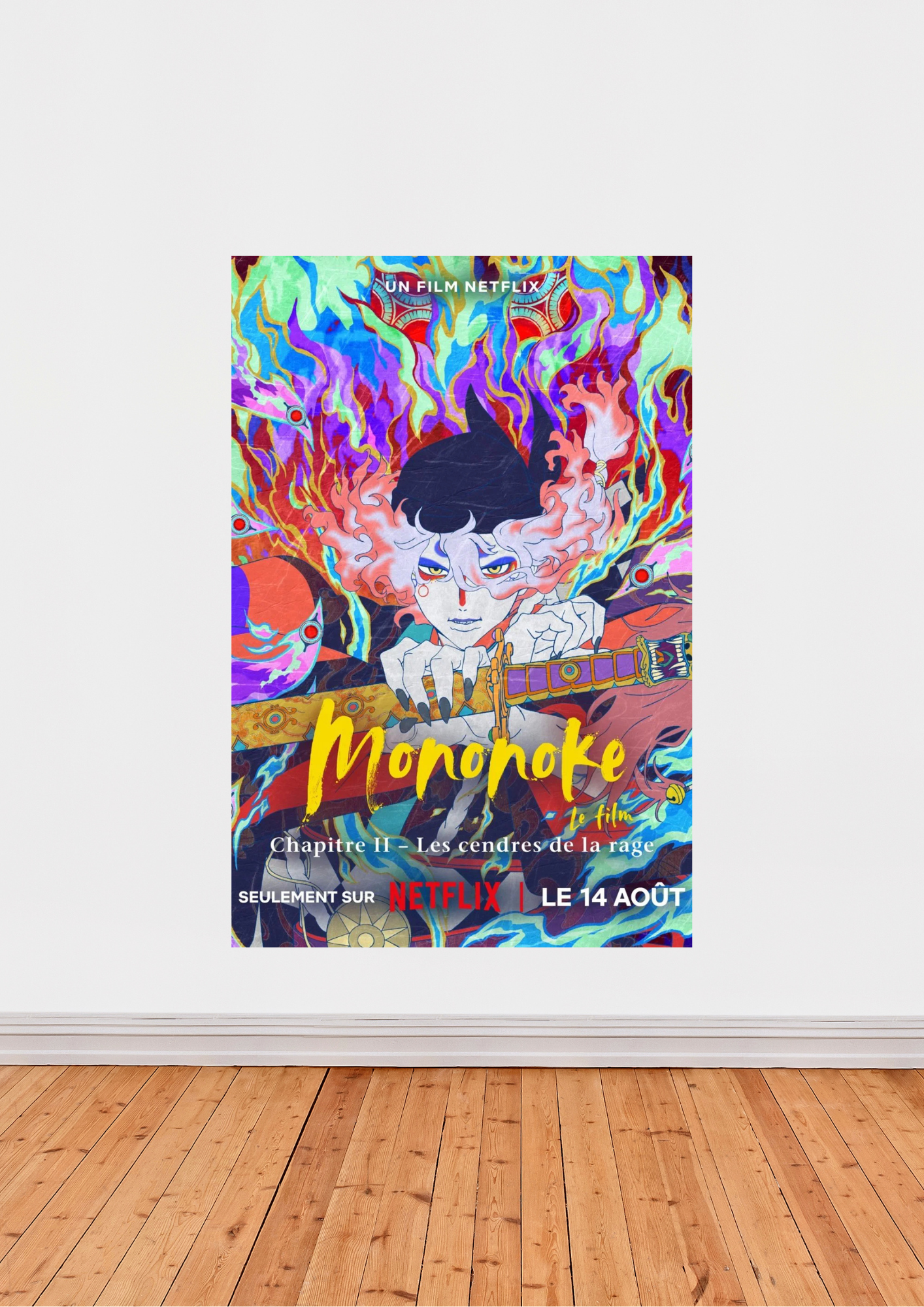 Affiche « Mononoke – Chapitre II : Les cendres de la rage » : Sublimez votre intérieur avec une œuvre unique
