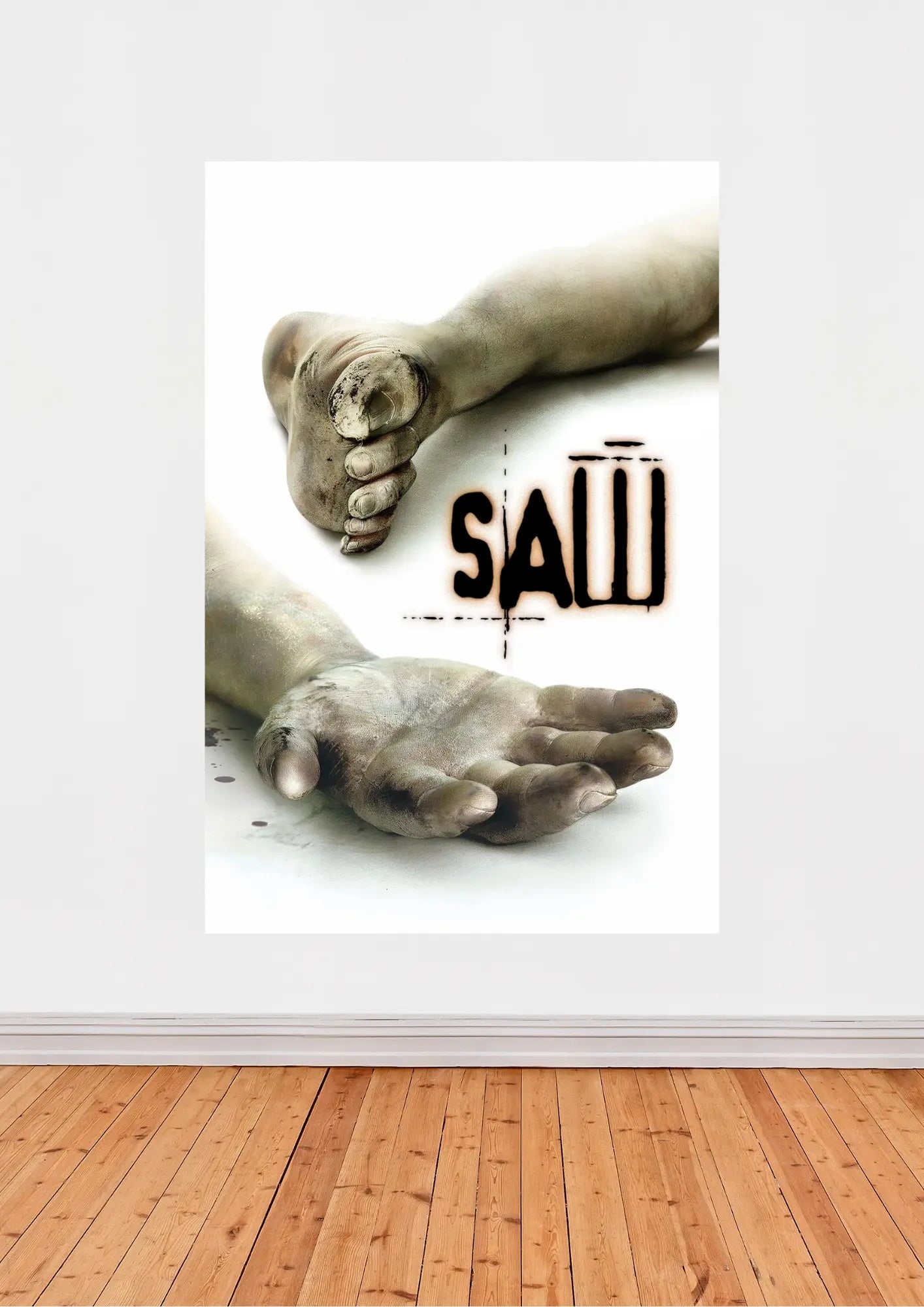 Affiche SAW – Horreur culte minimaliste