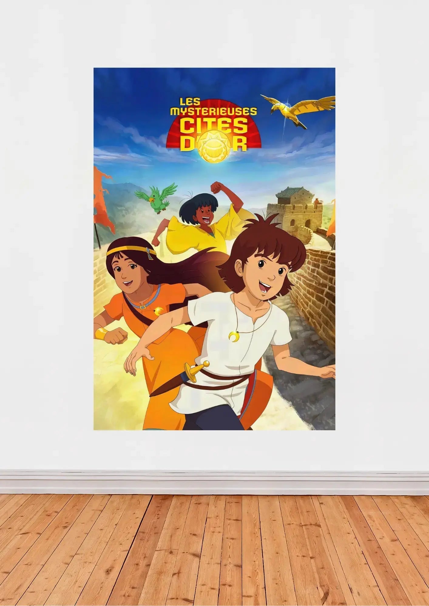 Affiche « Les Mystérieuses Cités d’Or » – Aventure animée culte
