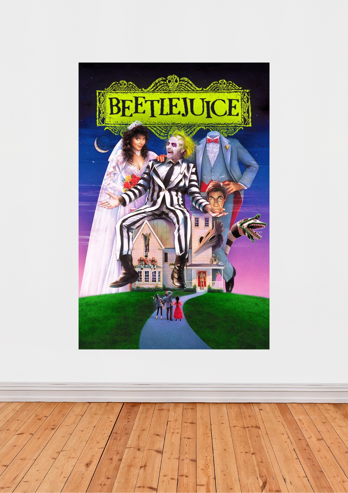Affiche Beetlejuice – Horreur Loufoque Culte