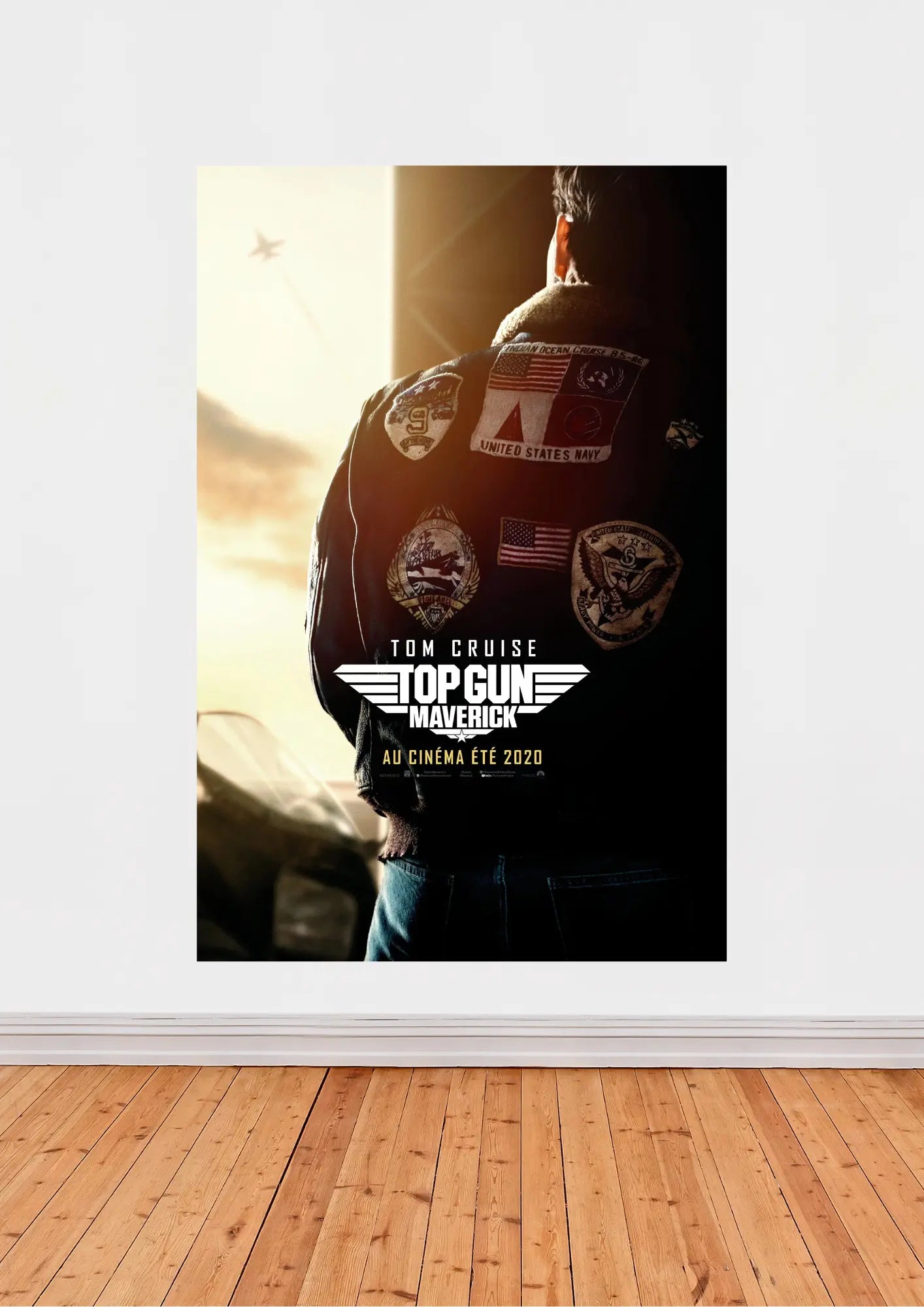 « Top Gun: Maverick » – Affiche aviateur culte & nostalgique (2022)