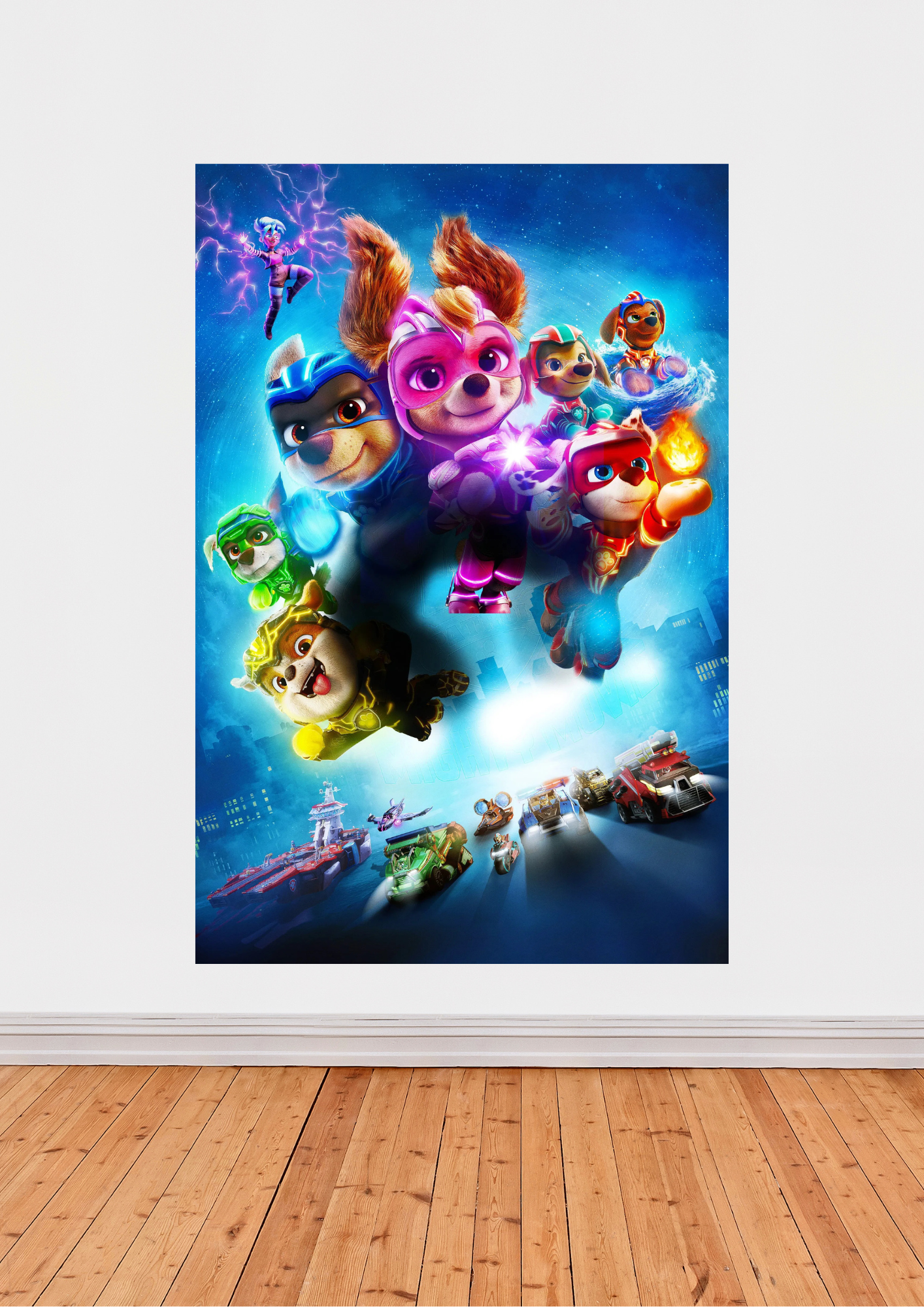 Affiche « Pat’ Patrouille Super Patrouille » – Poster officiel du film (2023)