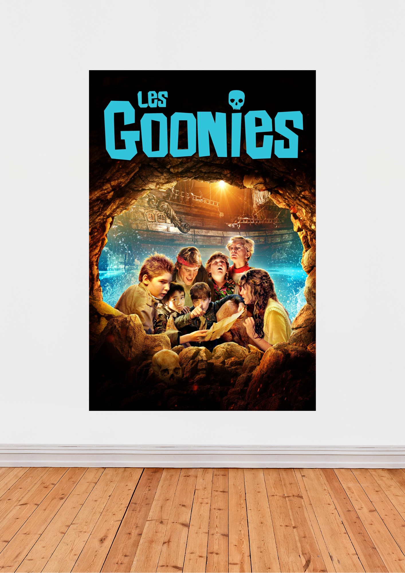 Affiche « Les Goonies » – Poster vintage du film culte d’aventure (1985)