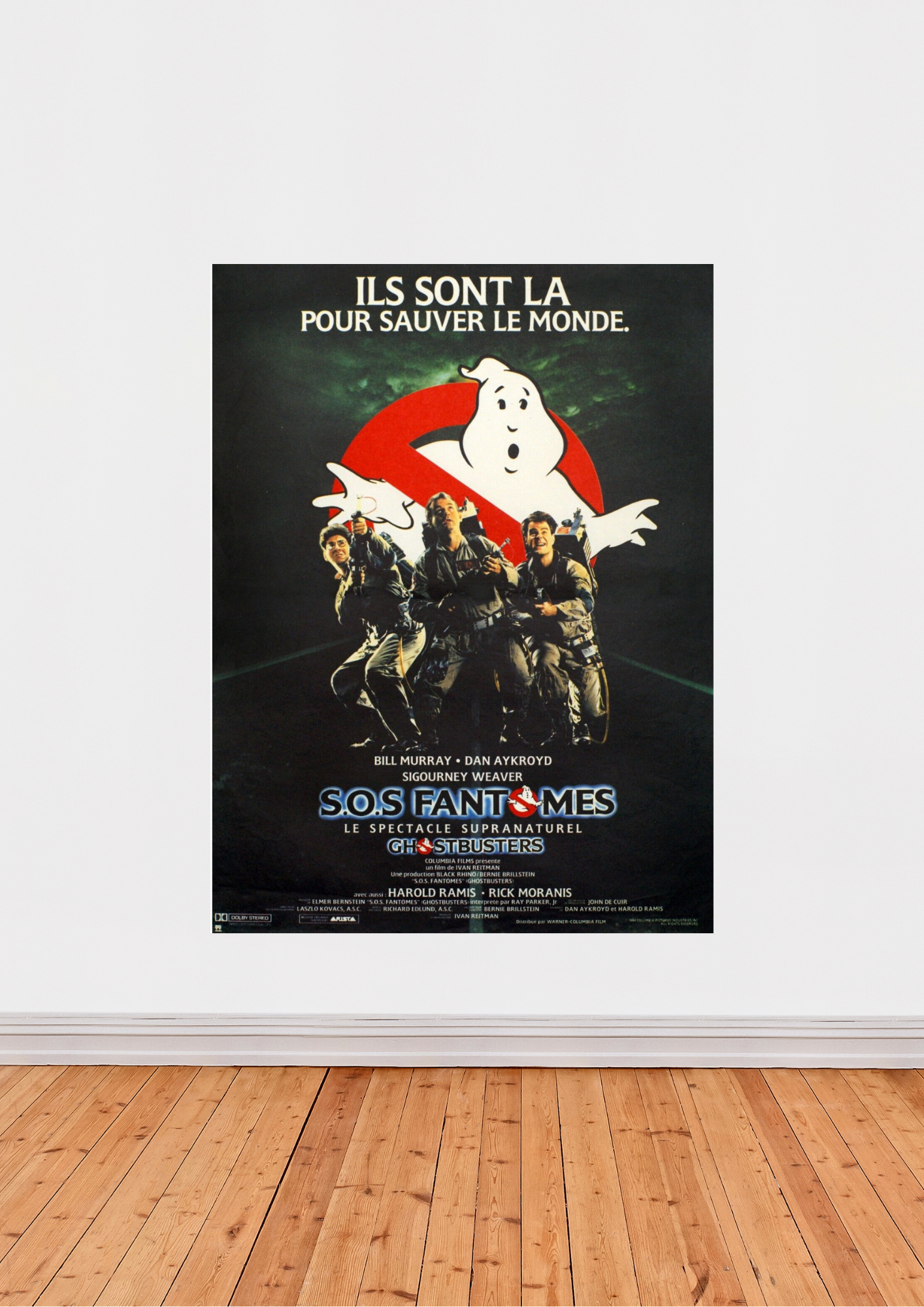 Redécouvrez l'icône du cinéma avec l'affiche culte de "S.O.S. Fantômes" (1984)