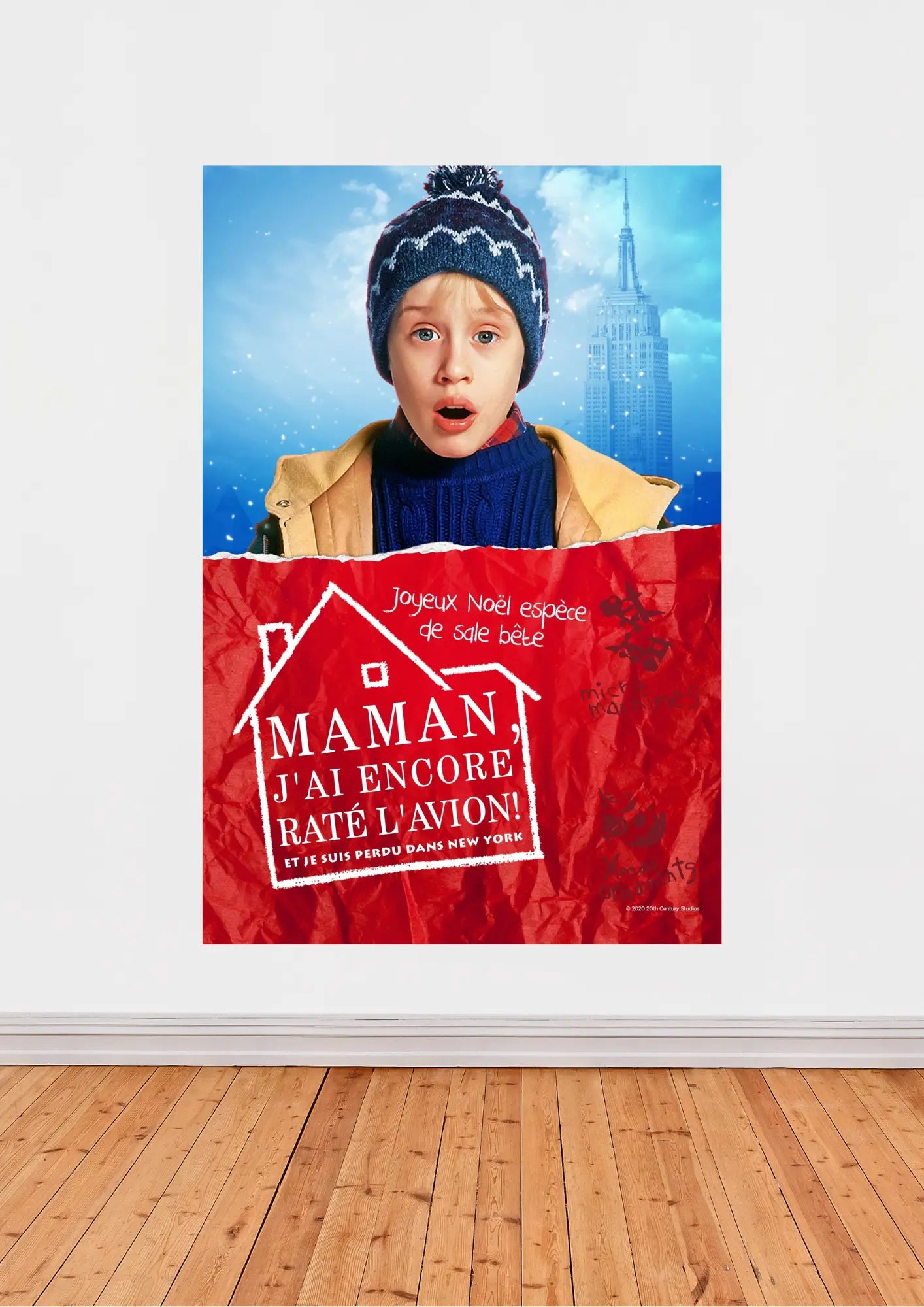 Affiche « Maman, j’ai encore raté l’avion ! » – Comédie familiale culte