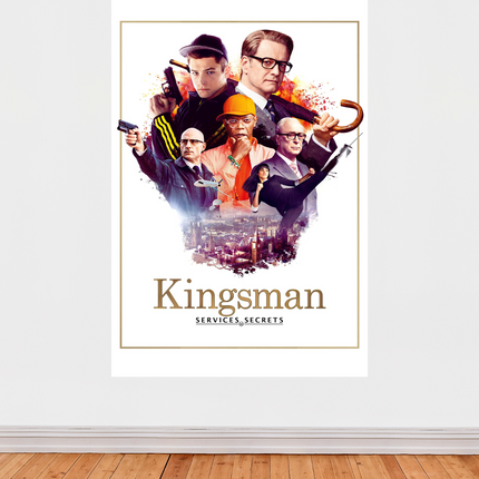 Affiche « Kingsman : Services secrets » – Film d’espionnage stylé (2014)
