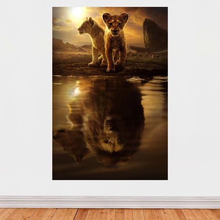 Affiche « Le Roi Lion » – Film culte Disney (2019)