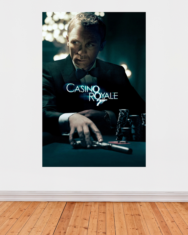 Affiche « Casino Royale » (2006) – Poster James Bond 007 avec Daniel Craig