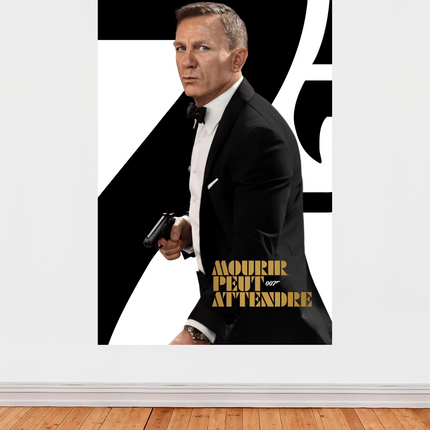 Affiche « Mourir Peut Attendre » (James Bond 007) – Poster officiel Daniel Craig