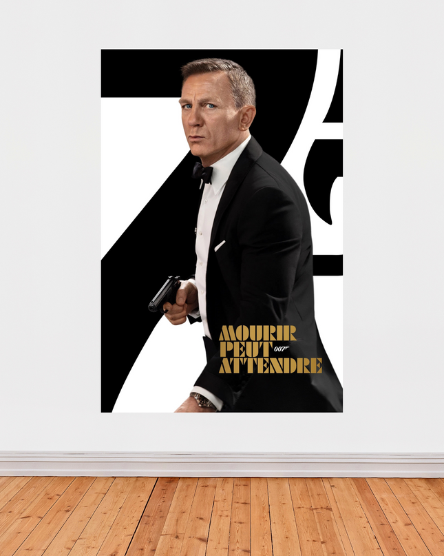 Affiche « Mourir Peut Attendre » (James Bond 007) – Poster officiel Daniel Craig