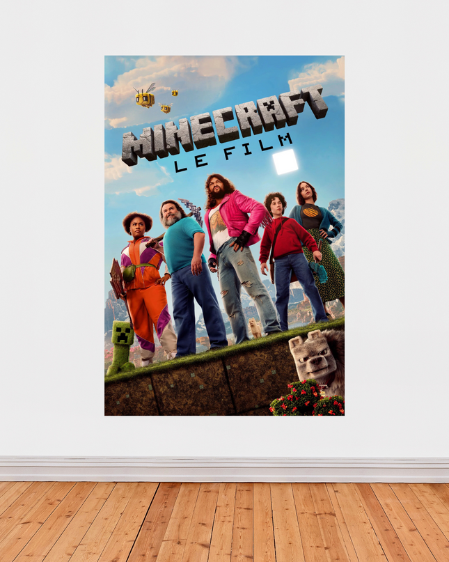 Affiche « Minecraft – Le Film » (2025) – Poster officiel jeu culte