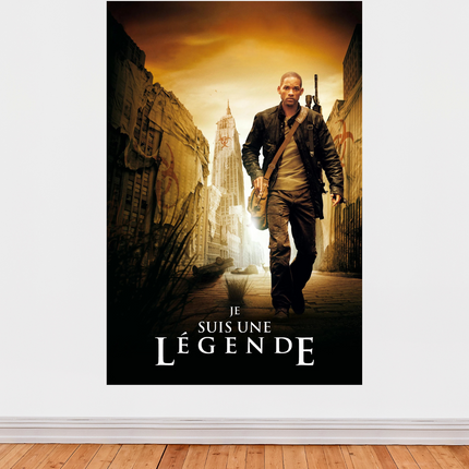 Affiche « Je suis une légende » – Film post-apocalyptique culte (2007)