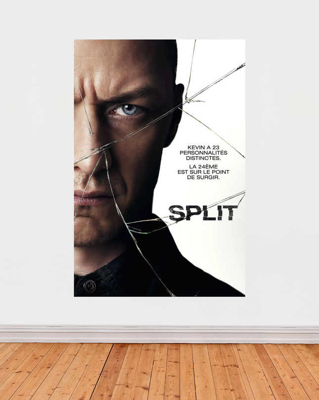 Affiche « Split » – Poster officiel du thriller psychologique (2016)