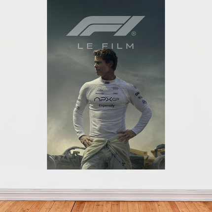 Affiche « F1 : Le Film » (2025) – Poster officiel avec Brad Pitt