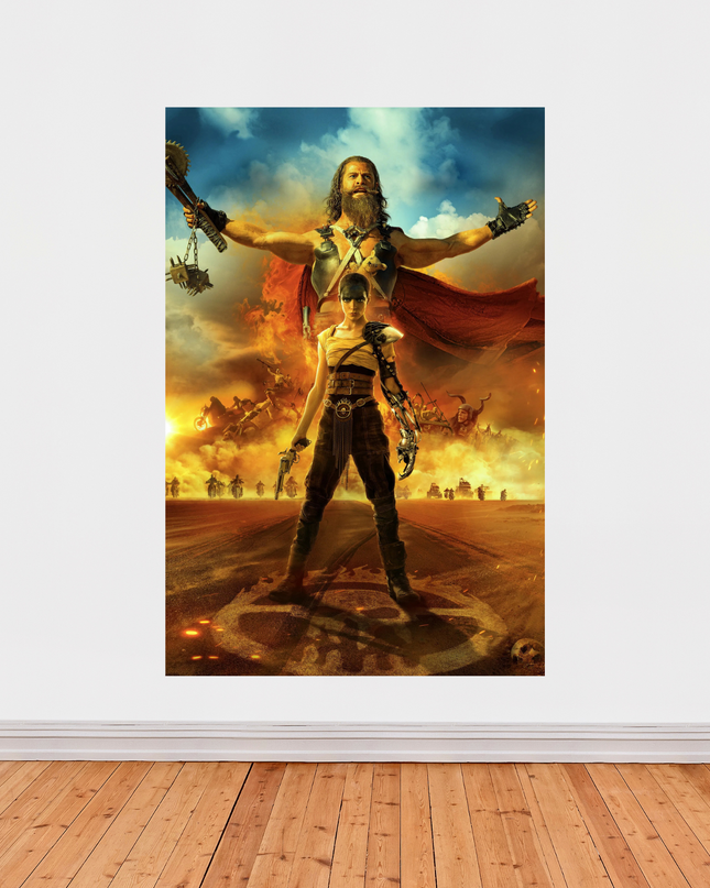 Affiche « Furiosa : une saga Mad Max » – La rage du désert au mur
