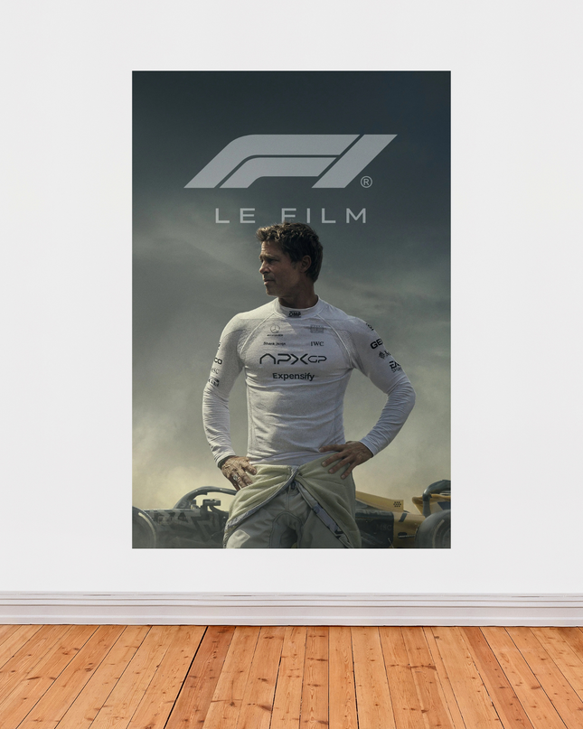 Affiche « F1: Le Film » – Brad Pitt (2025)