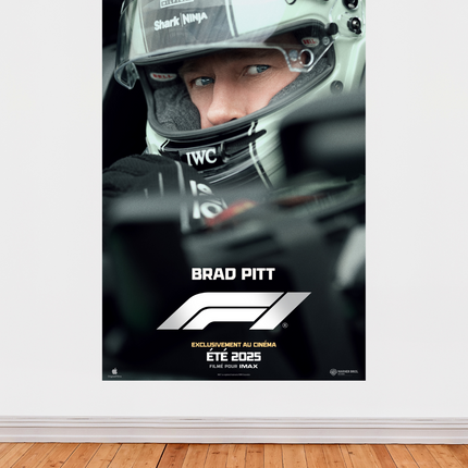 Affiche « F1 » – Film avec Brad Pitt (2025)