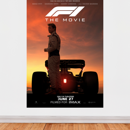 Affiche « F1: The Movie » – Brad Pitt (2025)