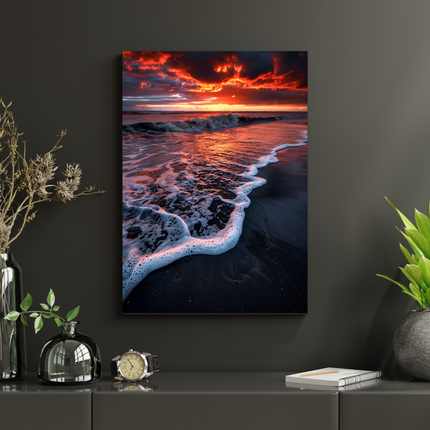 #152 Affiche Coucher de Soleil sur l’Océan – Poster Déco Bord de Mer