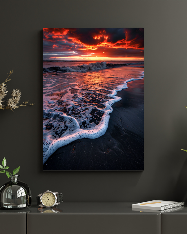 #152 Affiche Coucher de Soleil sur l’Océan – Poster Déco Bord de Mer