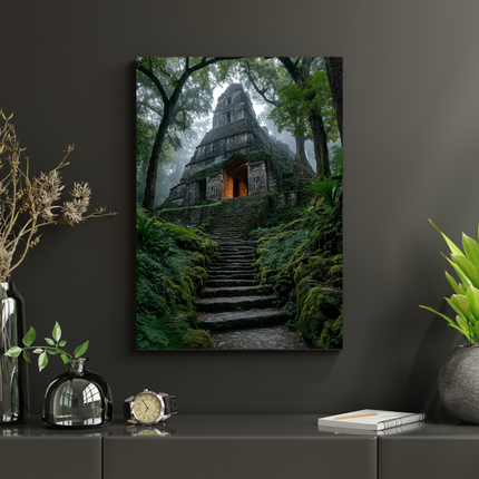 #12 Affiche temple ancien dans la jungle