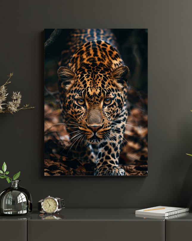 #154 Affiche Léopard Sauvage – Poster Animalier Puissance & Élégance