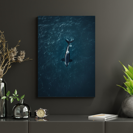 #65 Affiche murale Baleine dans l’océan profond