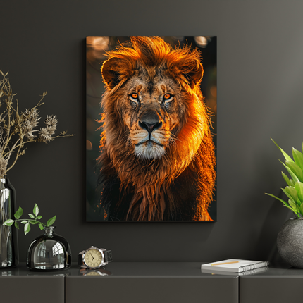 #3 Affiche lion majestueux