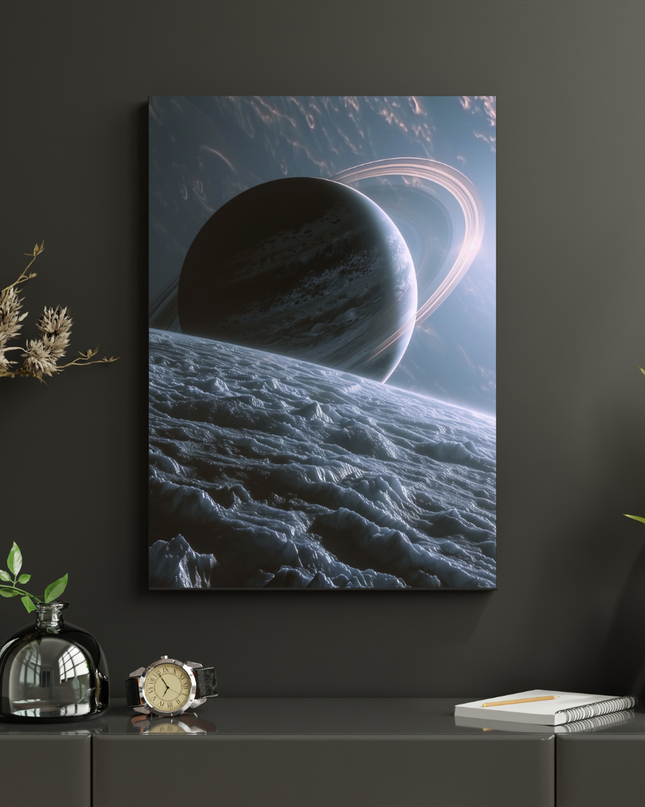 #155 Affiche Planète Cosmique – Poster Espace & Science-Fiction