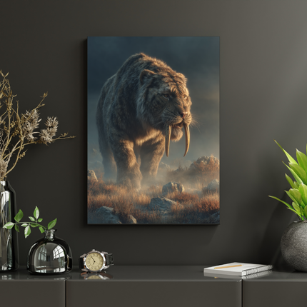 #16 Affiche tigre à dents de sabre