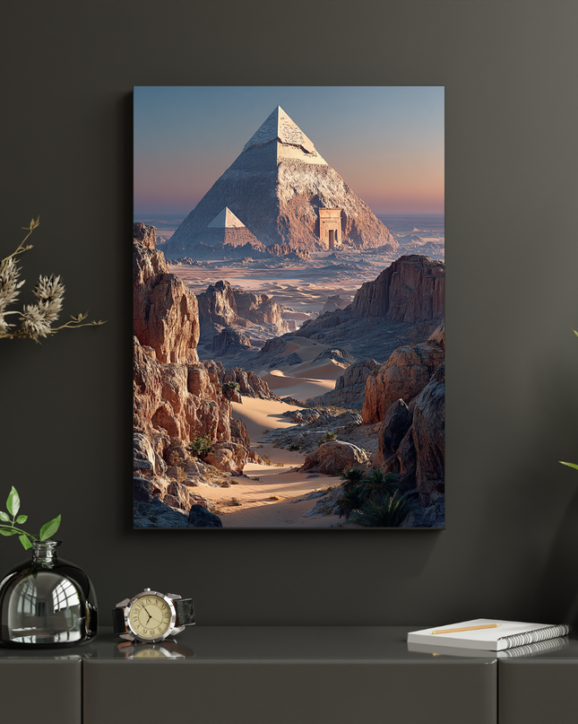 #6 Affiche pyramide du désert