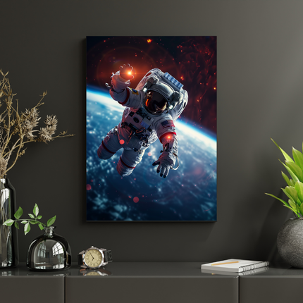 #67 Affiche murale Astronaute en apesanteur dans l’espace