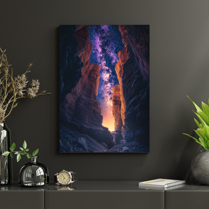 #78 Affiche murale Canyon cosmique sous la Voie lactée