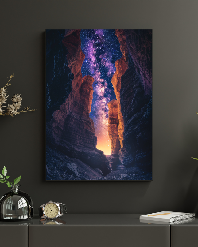 #78 Affiche murale Canyon cosmique sous la Voie lactée