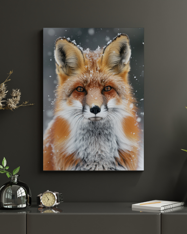 #119 Affiche Renard Sauvage – Portrait Animal Naturel et Élégant
