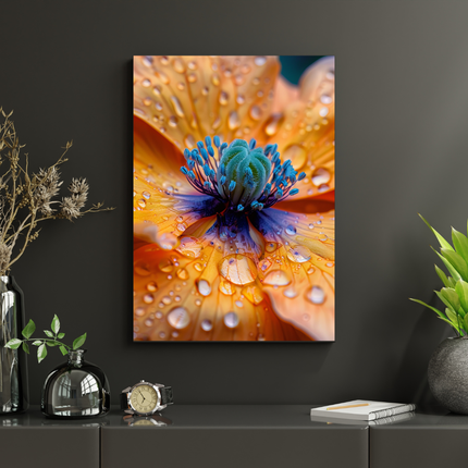 #160 Affiche Fleur Macro Colorée – Poster Floral Élégance & Délicatesse