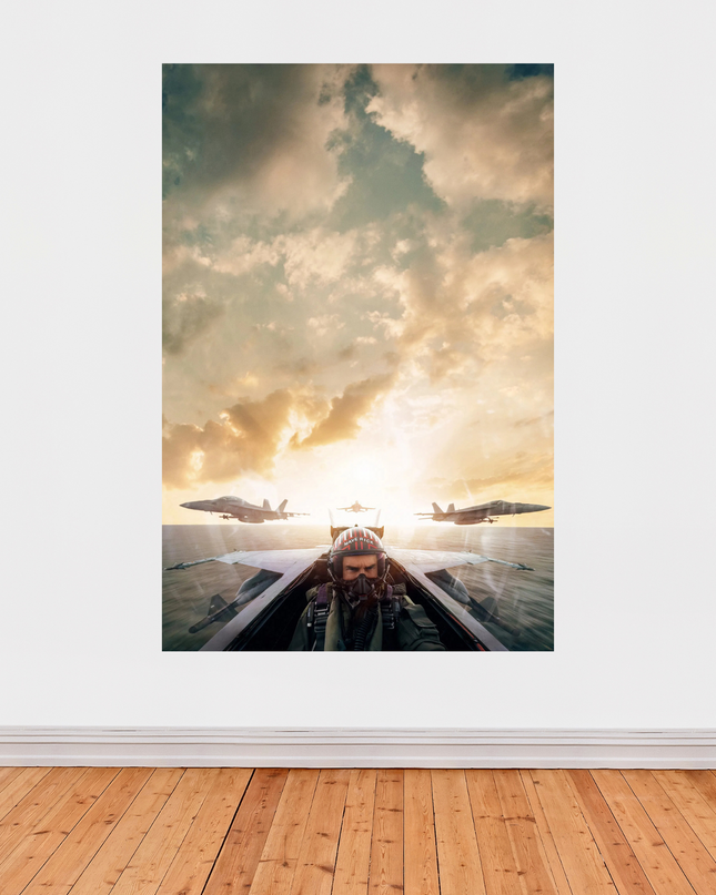 « Top Gun: Maverick » – Affiche aérienne épique depuis le cockpit