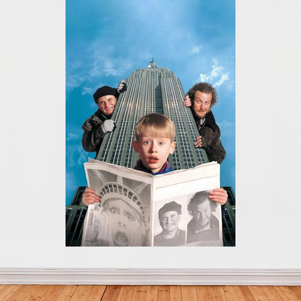 « Maman, j’ai encore raté l’avion ! » – Affiche culte à New York avec Kevin