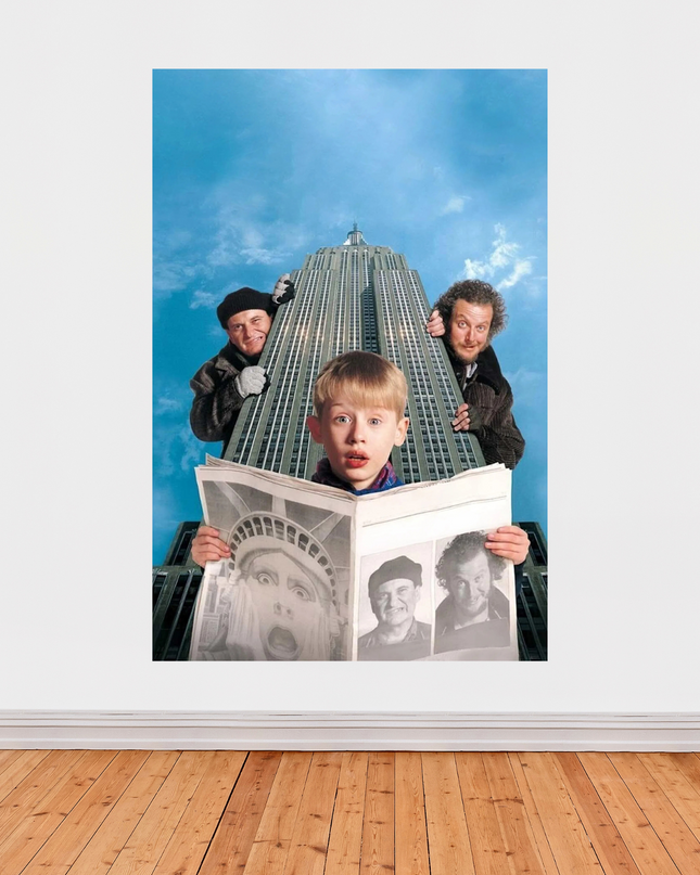 « Maman, j’ai encore raté l’avion ! » – Affiche culte à New York avec Kevin