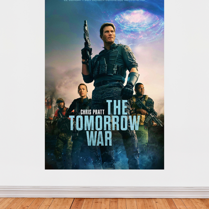 « The Tomorrow War » – Affiche de science-fiction militaire (2021)