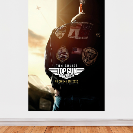 « Top Gun: Maverick » – Affiche aviateur culte & nostalgique (2022)