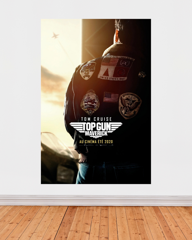 « Top Gun: Maverick » – Affiche aviateur culte & nostalgique (2022)