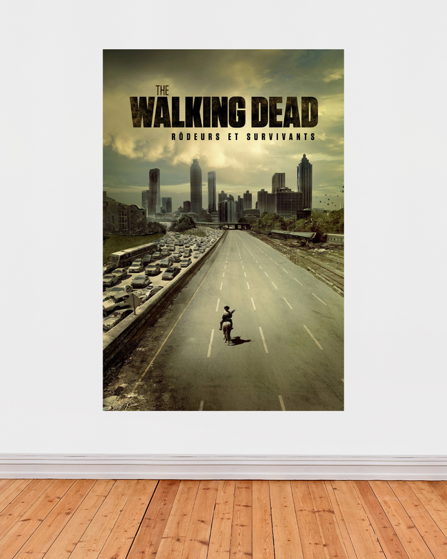 « The Walking Dead » – Affiche post-apocalyptique culte (série)