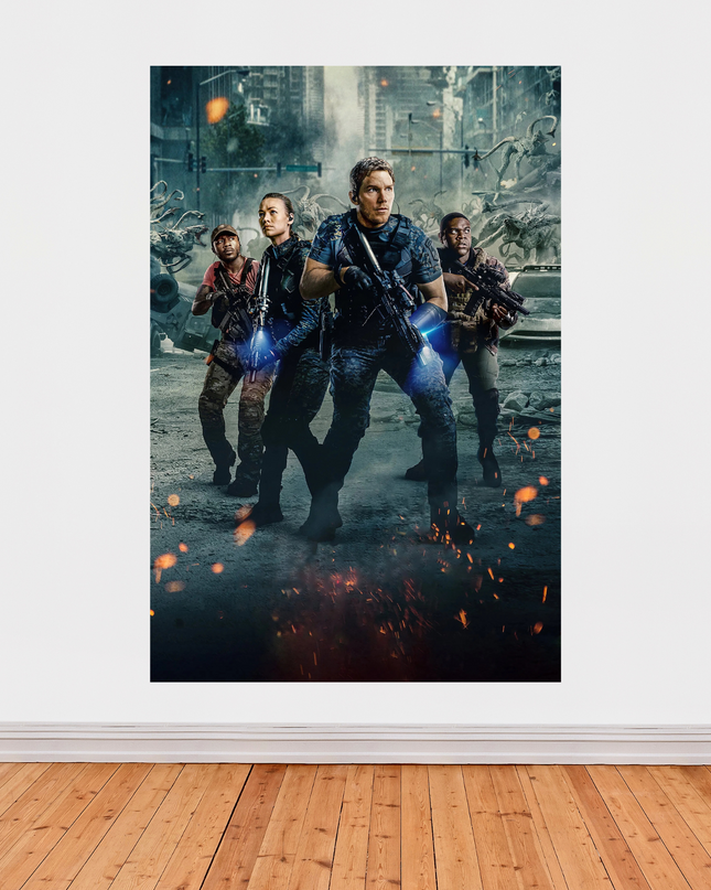 « The Tomorrow War » – Affiche action & invasion extraterrestre (2021)