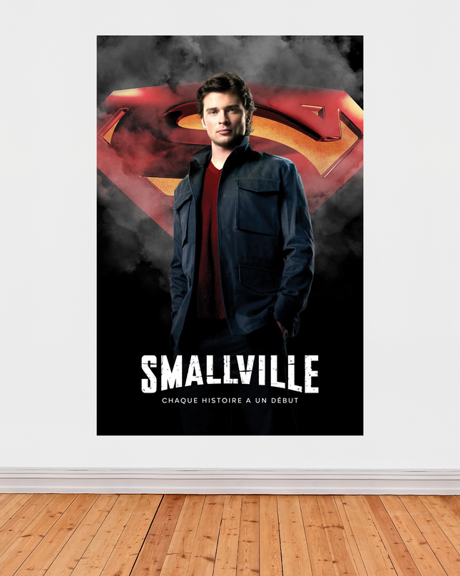 « Smallville » – Affiche origin story de super‑héros