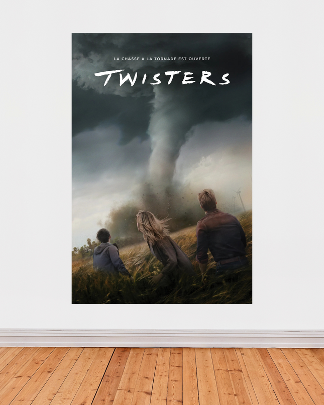 Affiche « Twisters » – Film catastrophe & tornades (2024)