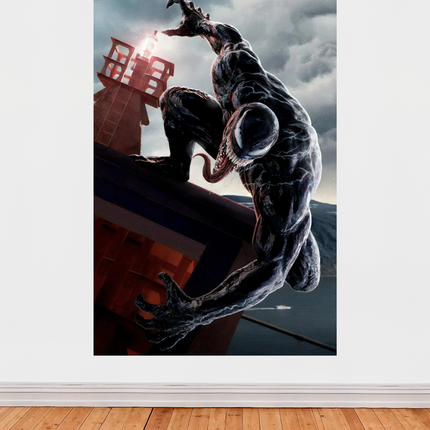 Affiche « Venom » – Le symbiote Marvel en pleine action