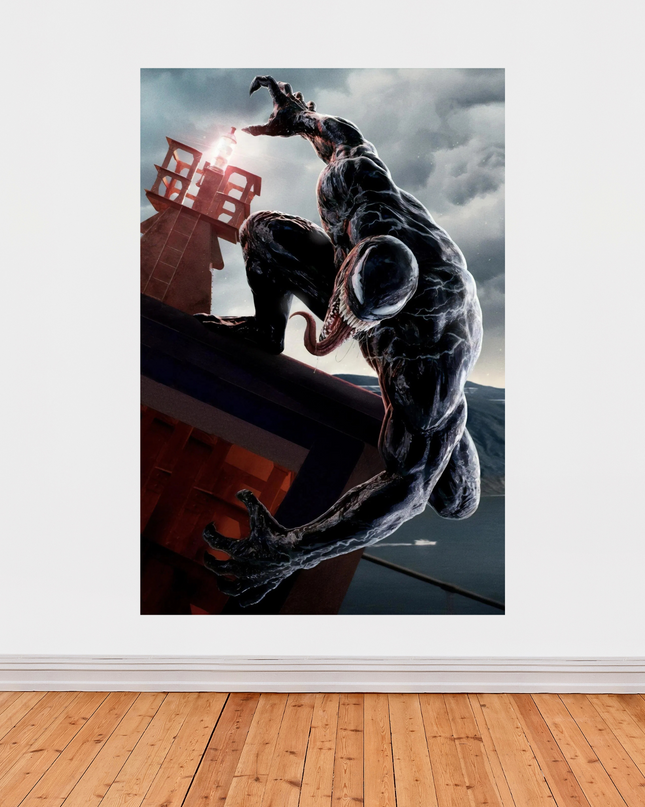 Affiche « Venom » – Le symbiote Marvel en pleine action