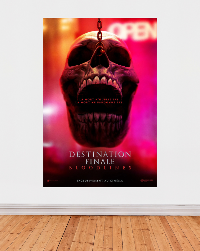 Affiche « Destination Finale : Bloodlines » – La mort revient réclamer son dû (2025)