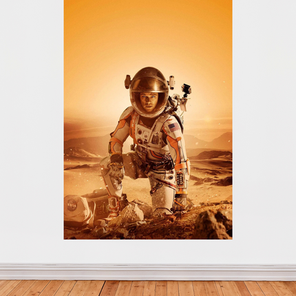 Affiche The Martian – Poster du film culte « Seul sur Mars » avec astronaute en mission